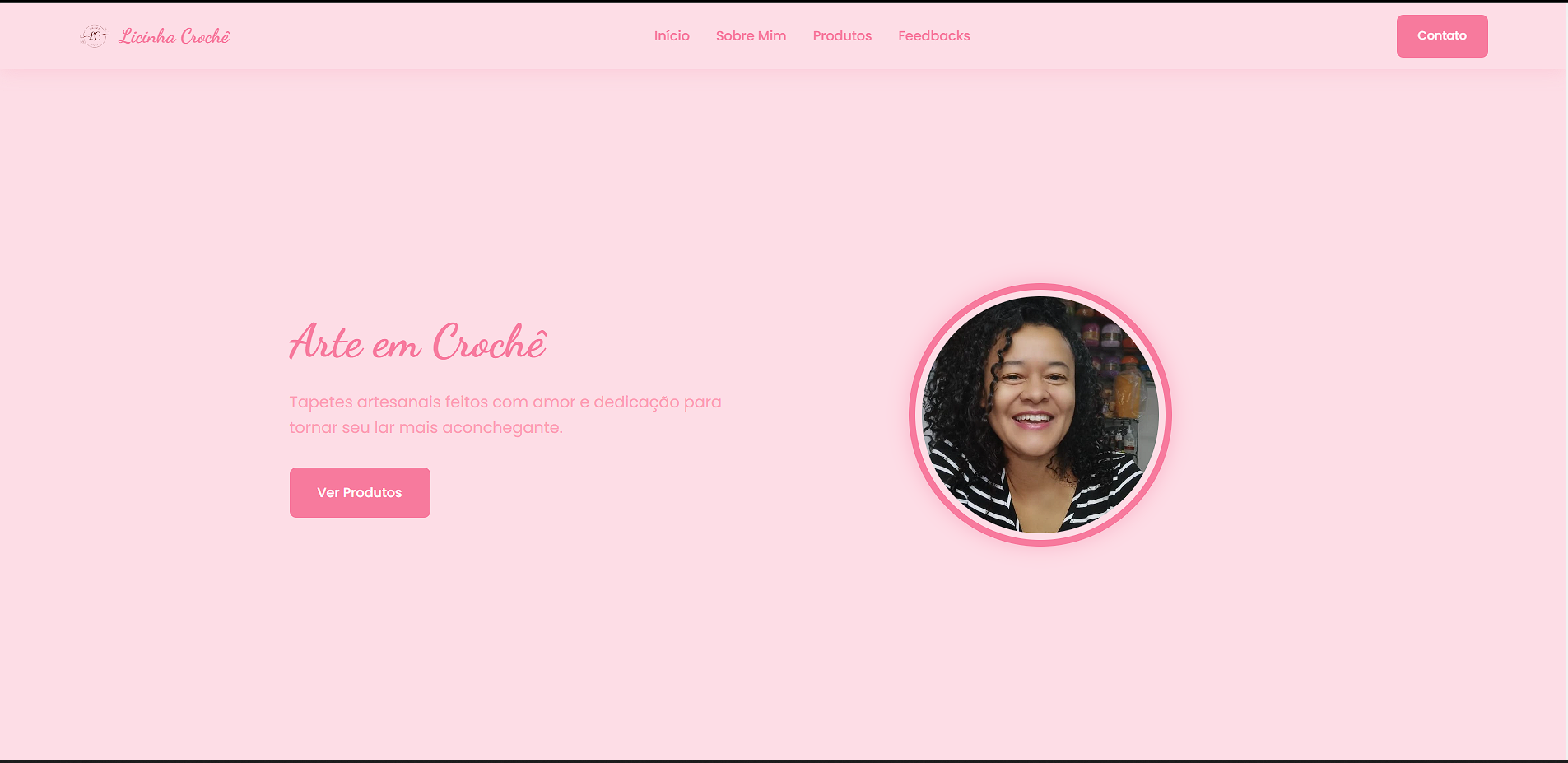 Site dedicado a projetos de crochê com recursos e padrões