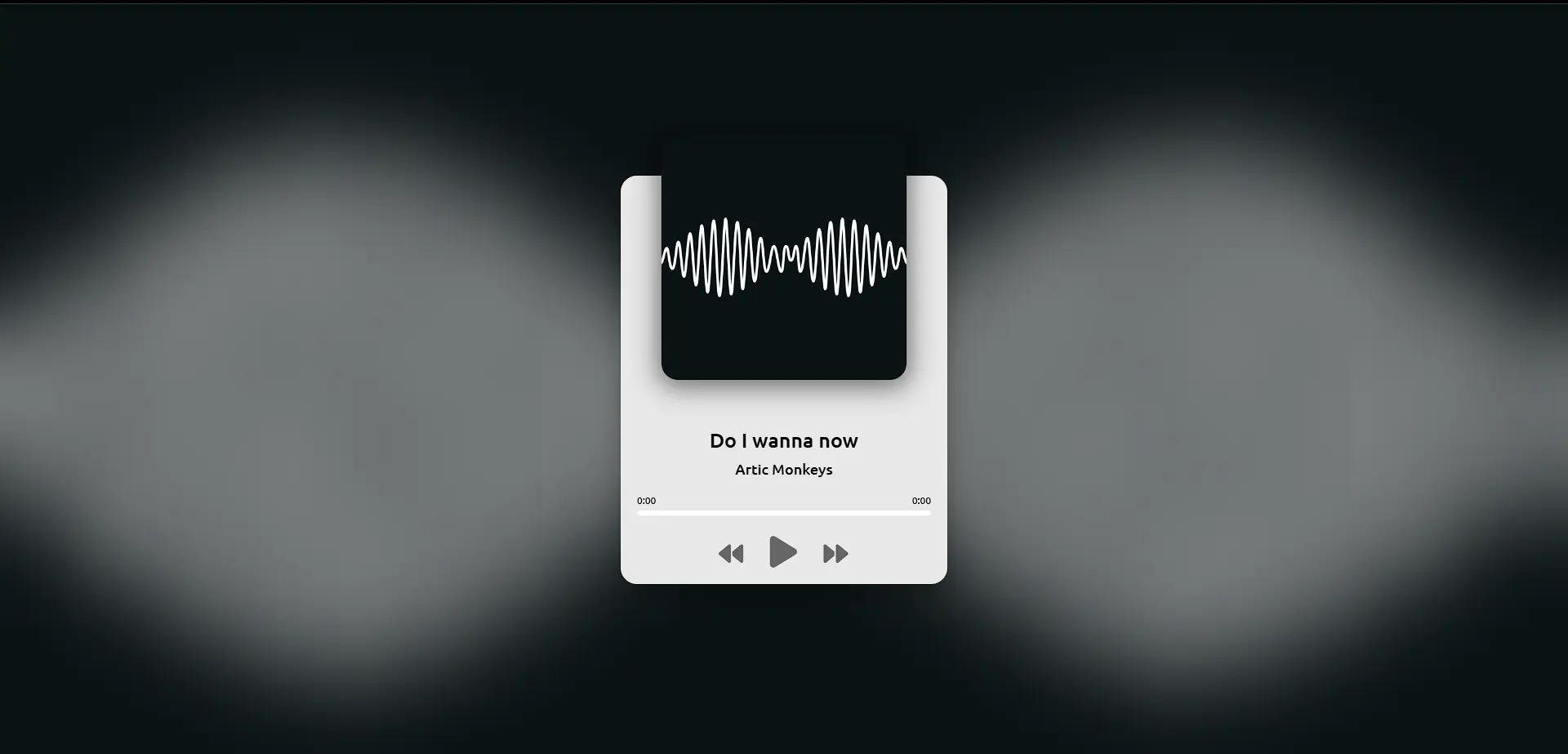 Player de música com interface moderna e funcionalidades avançadas